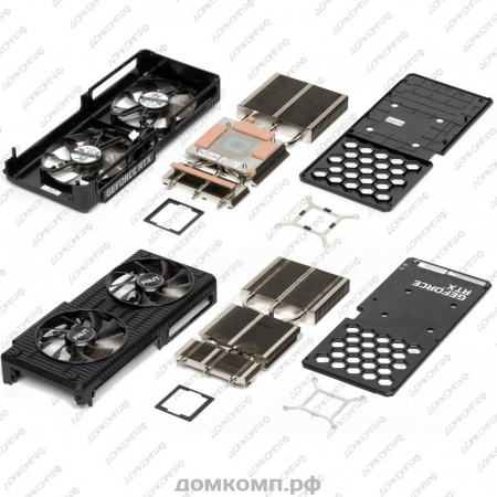 RTX 3060 DUAL OC [NE63060T19K9-190AD] охлаждение